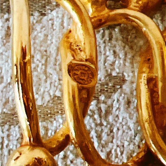 🔶NICKY BUTLER Fashion Gold Tone Wide Roman Chain Statement Cuff NEW NB - Picture 9 of 15